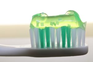 green toothbrush